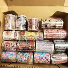 新品未使用♡海外マステ♡PETマステ♡QYマステ♡18点♡まとめ売り