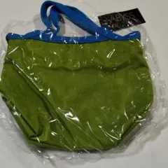 ナイロン製緑色トートバッグ