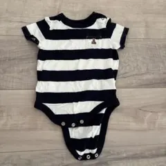 【BABY GAP】ストライプロンパース 3-6ヶ月用