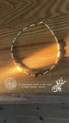 ビーズネックレス