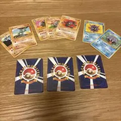 【旧裏まとめ売り】水・闘ポケモン進化ラインセット＋おまけ3枚｜当時物
