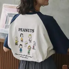 PEANUTS FRIENDS ラグラン半袖Tシャツ