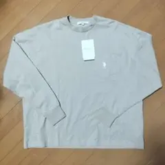 U.S. POLO ASSN. ベージュ 長袖Tシャツ M