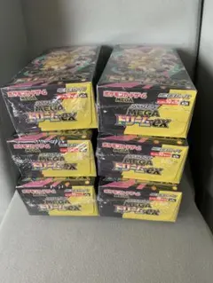 シュリンク付き　ポケモンカード　メガドリームex 6box