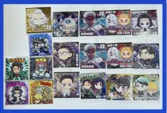 鬼滅の刃　ディフォルメシール　ウエハース　其ノ十四　鬼滅マンチョコ　シール18点