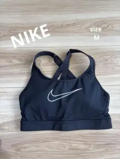 NIKE スポーツブラ ブラック　M クロスバック　ブラトップのサムネイル
