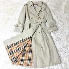 バーバリー トレンチコート ノバチェック 着丈104cm ベージュ M