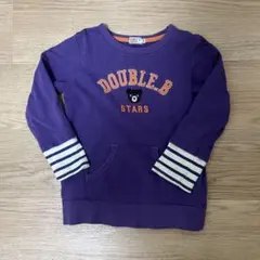 DOUBLE.B トレーナー 110サイズ 紫色
