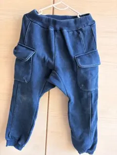 ネイビー ボトムス 120サイズ 裏起毛