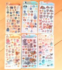 うるうるPOPシール 6枚セット正規品