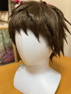 ペルソナ4 足立透風ショートウィッグ ブラウン コスプレ用