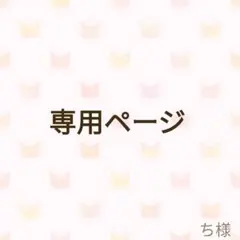 ち様専用ページ