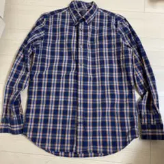 Gap チェック柄 ボタンダウンシャツ 長袖