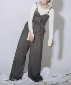 エジック サロペット Curve bustier ベルトマークコンビネゾン