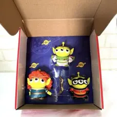 新品★ディズニー ピクサー コスチューム エイリアン フィギュア 【3体セット】