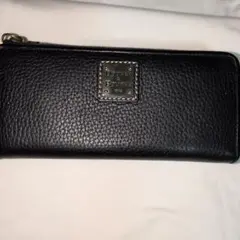 DOONEY＆BOURKEブラックレザー長財布のサムネイル