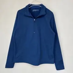 NIKE GOLF ⁂ナイキゴルフ⁂ DRI-FIT 青長袖ハーフジップ/裏起毛