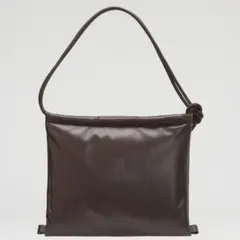OLEND FOLDED BAG - dark chocolateのサムネイル