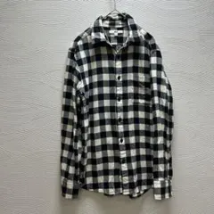 美品UNIQLO チェック柄 メンズ長袖シャツ Sサイズ✨格安で