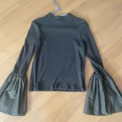 Bershka オリーブグリーン ハイネックセーター M