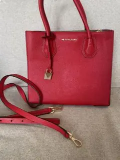 MICHAEL KORS レッド ショルダーバッグ