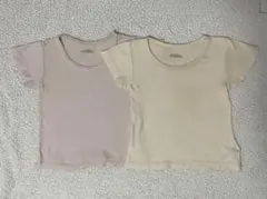 【西松屋】100cm 半袖肌着 女の子 2枚セット