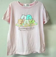 すみっコぐらし ピンク Tシャツ　140cm