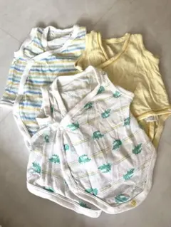 【まとめ売り】ユニクロ　メッシュボディスーツ 60センチ 3枚セット