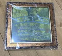 モネ 睡蓮の池 カウントクロスステッチ 完成品 - メルカリ