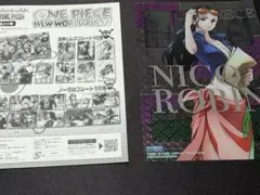 ワンピース ニューワールドプレート ジャンボカードダス　ニコ・ロビン　箔押しレアのサムネイル