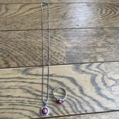 レトロネックレス・リングセット