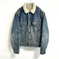 80s USA製 Levi's デニムジャケット ボア 70608 雰囲気