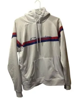 Champion パーカー XL ホワイト ストライプ