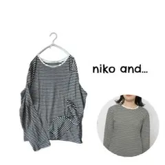 niko and/ニコアンド オーガニックコットンテンセルロングTシャツ