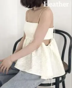 Heather アイボリー ビスチェのサムネイル