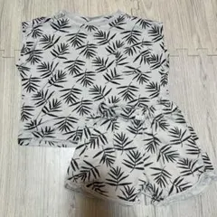 (着画有)ZARA kids リーフ柄 セットアップ110のサムネイル