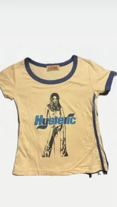 【完売品】レアHYSTERIC GLAMOUR リンガーTシャツイエロー チビTのサムネイル