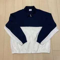 blur トラックジャケット ネイビー ホワイト Mサイズ - メルカリ