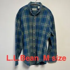 L.L.ビーン　ボタンダウンチェックシャツ　Mサイズ ＵＳＡ製