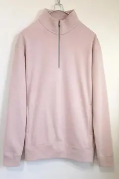 ユニクロ　ファスナー付スウェットピンクグレー