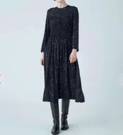 Ballsey（ボールジィ）ルミナスプリントシャーリング ワンピース 34