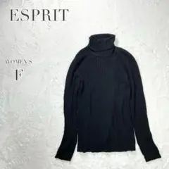 美品✨【ESPRIT】タートルネックニット イタリア製 シンプル 綺麗め 無地