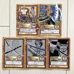 ゾロ　たしぎ　カードダス　ハイパーバトル　旧ワンピースカード　レトロ　絶版　初期
