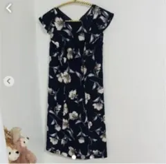 LD primeフラワープリントワンピース♪Ｓ清楚　可愛い　上品