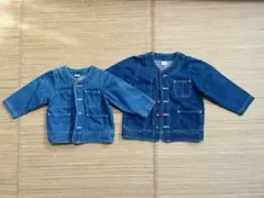 ※1ヶ月のみ出品します※ 春物アウター2枚セット80,100㎝