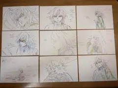 鬼滅の刃　ufotable cafe 原画ポストカード　冨岡義勇 10枚セット