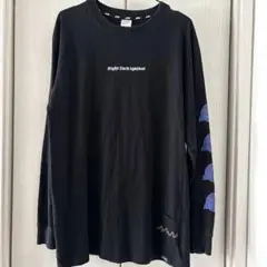 LEFLAH ブラック ロングスリーブ Tシャツ Lサイズ
