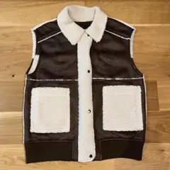 リバーシブルフェイクムートンボアベスト FREAK'S STORE