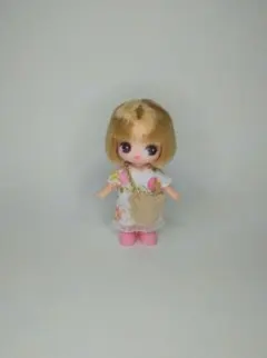 2073☆　ハンドメイド　ぷちリカちゃん　服　ワンピース