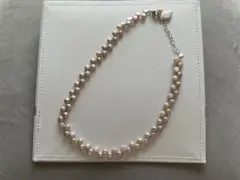ピンク ネックレス パール 未使用